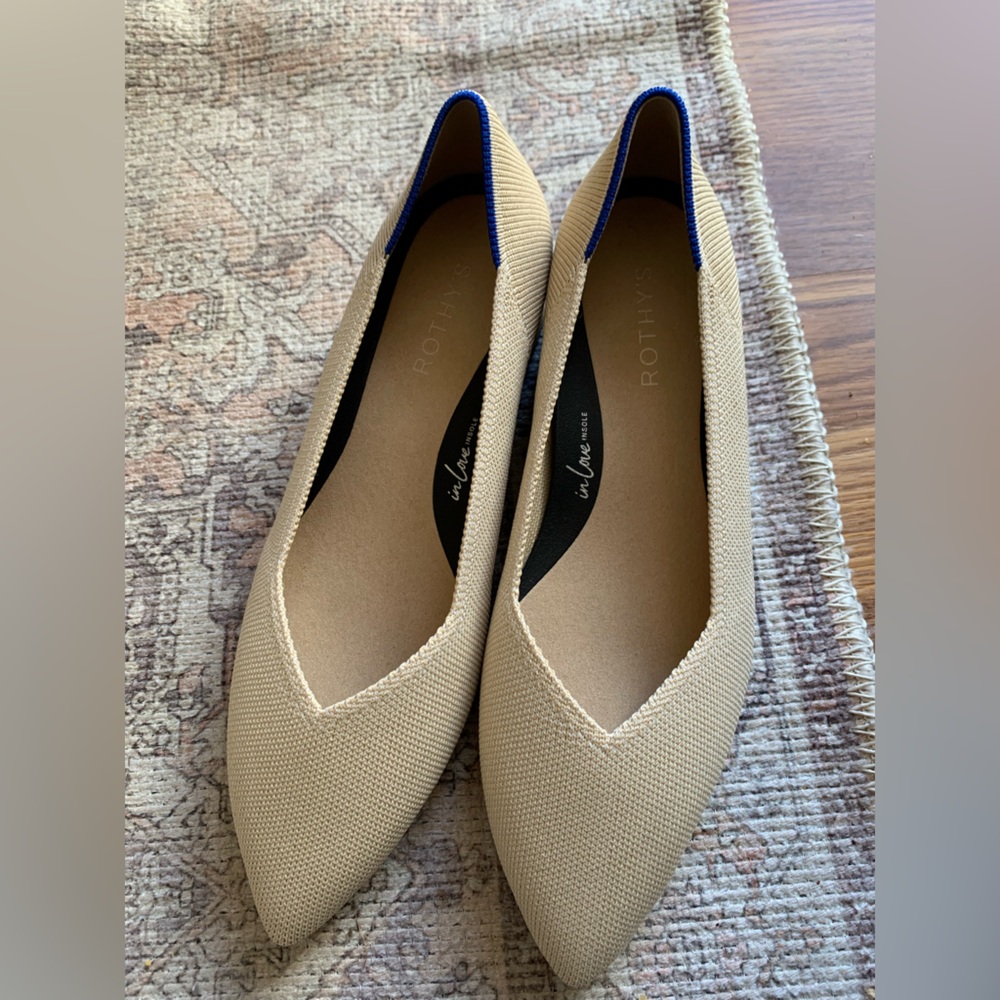 NWOT Rothy's Tan Heels